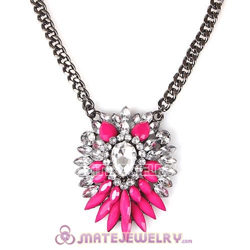 2013 Fashion Lollies Roseo Resin Crystal Pendant Necklaces