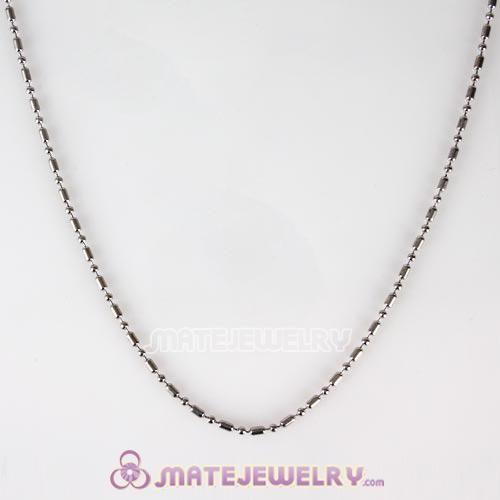72CM Platinum Plated Alloy Necklace Chain Fit Locket Pendant Wholesale