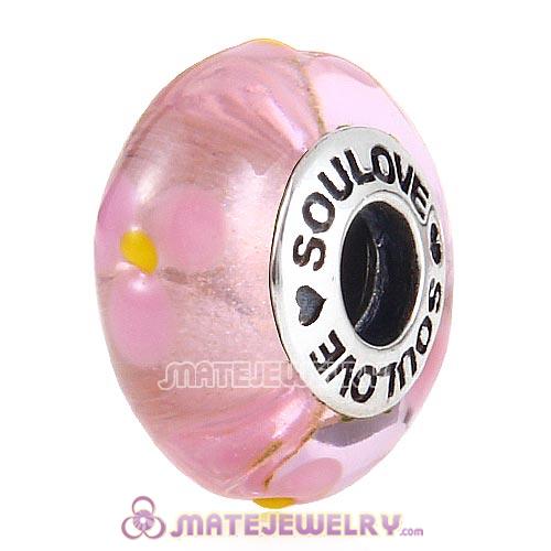 High Grade SOULOVE Glass Beads 925 Silver Core with Screw Thread