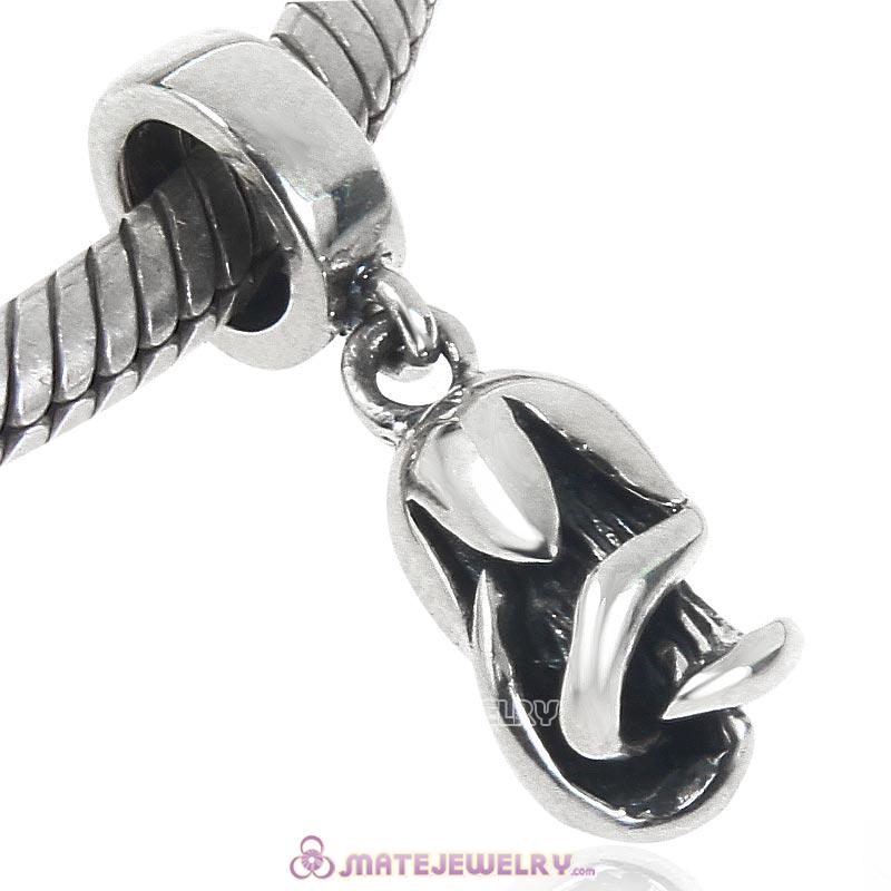 Tulip Flower Charm 925 Sterling Silver